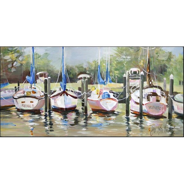 Carolines Treasures Sailboats Winward Indoor and Outdoor Runner Mat- 28 x 58 in. JMK1326HRM2858 - main